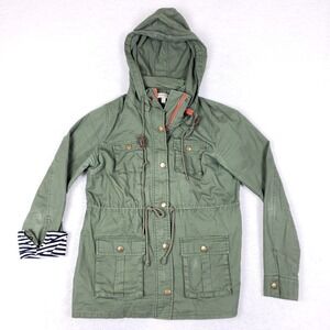 41 Hawthorn Hooded Utility Anorak Jacket Size Medium Green